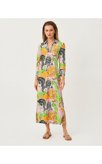 MANDI UPF 50+ MIDI DRESS, MULTI LILLYS ZOO ENGINEERED CHILLYLILLY MIDI