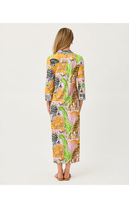 MANDI UPF 50+ MIDI DRESS, MULTI LILLYS ZOO ENGINEERED CHILLYLILLY MIDI