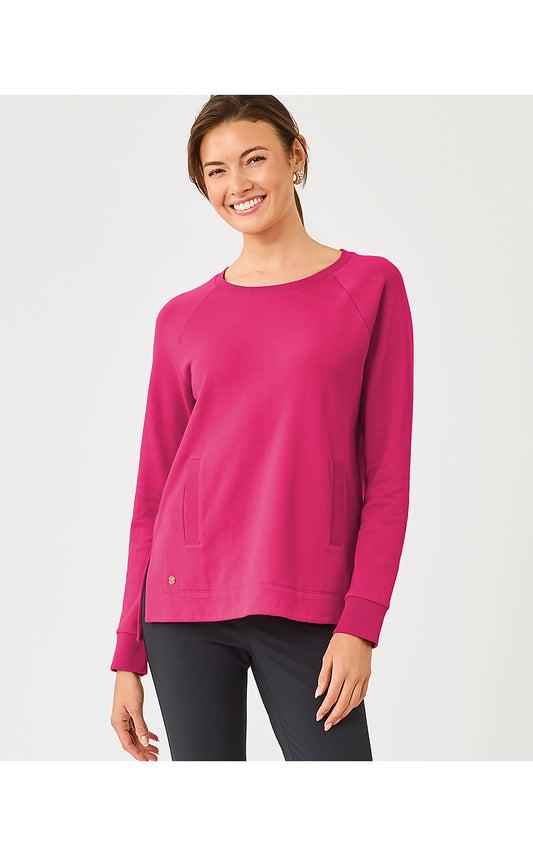 NEW BEACH COMBER PULLOVER, BERRY BOUQUET