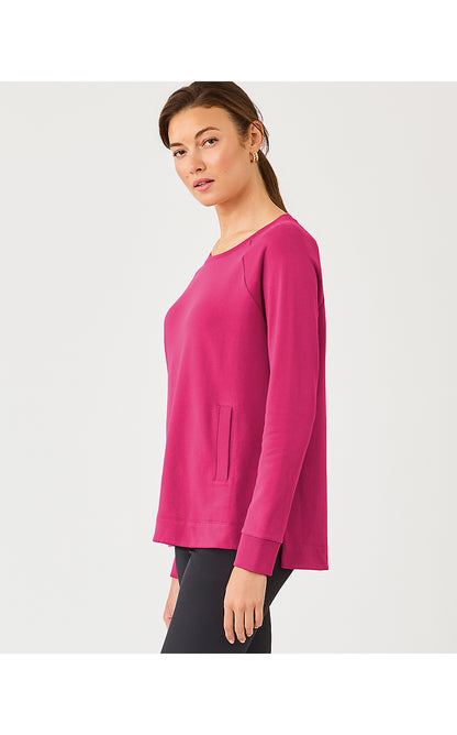 NEW BEACH COMBER PULLOVER, BERRY BOUQUET