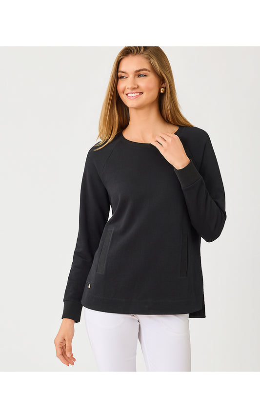 NEW BEACH COMBER PULLOVER, NOIR