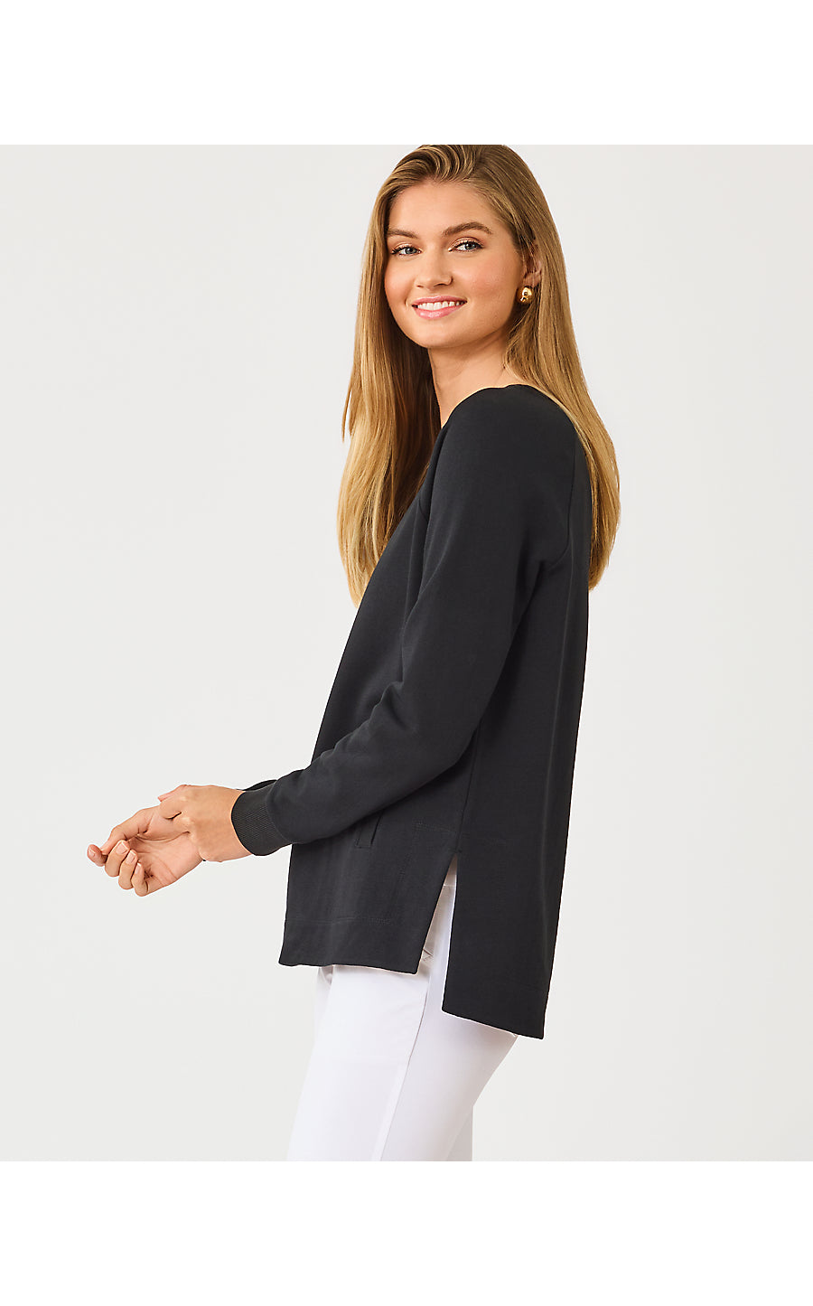 NEW BEACH COMBER PULLOVER, NOIR