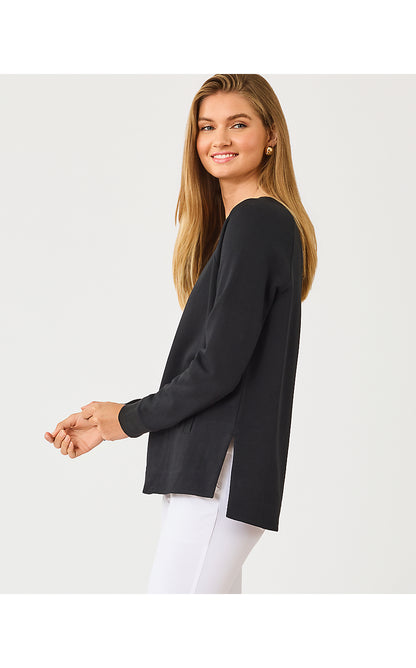 NEW BEACH COMBER PULLOVER, NOIR