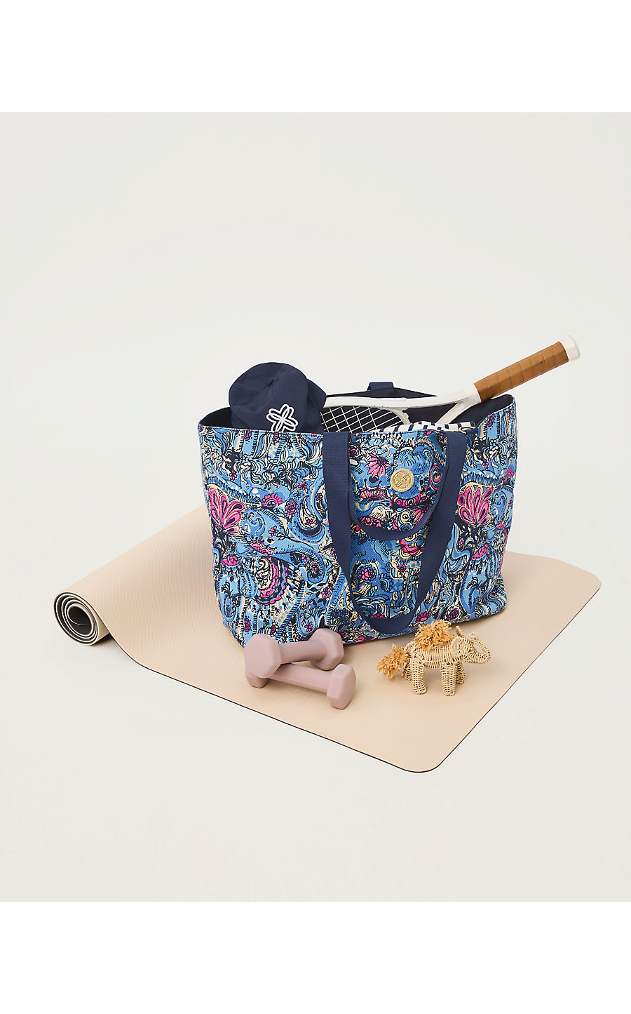 GWP ELEPHANT BAG CHARM, NATURAL