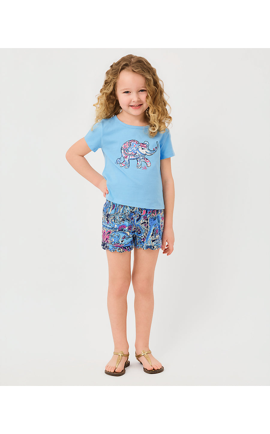 MINI LEVA SHORT, MULTI PAISLEY PARADE