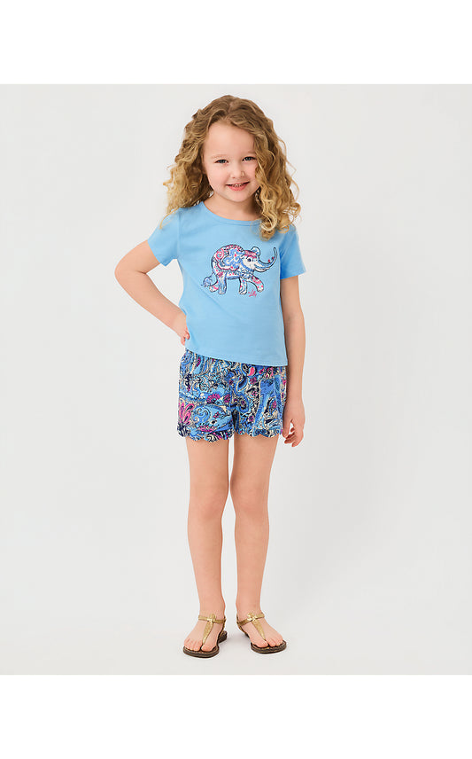 MINI LEVA SHORT, MULTI PAISLEY PARADE