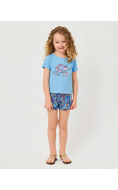 MINI LEVA SHORT, MULTI PAISLEY PARADE