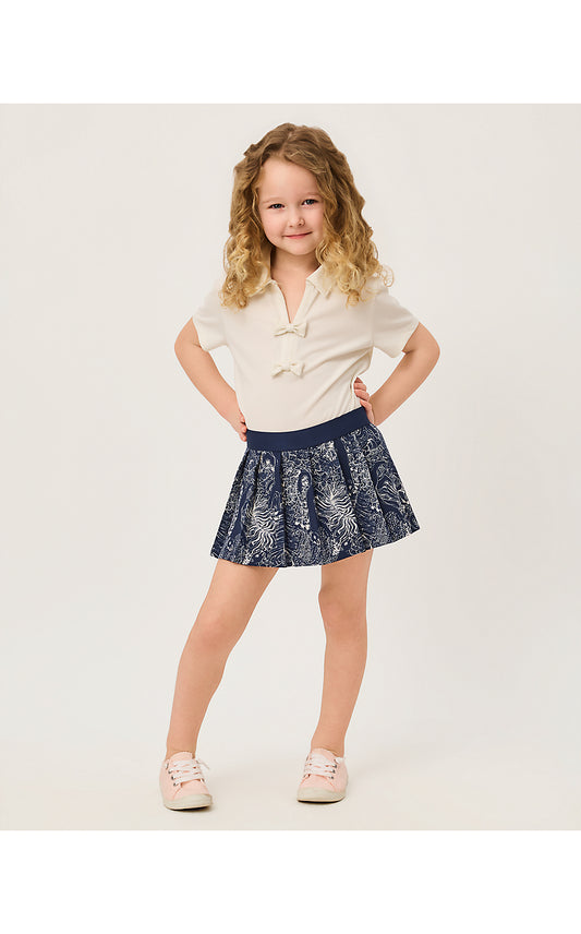 MINI FRIDA SLEEVED POLO, COCONUT