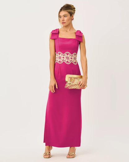 GRACELIN MAXI DRESS, BERRY BOUQUET