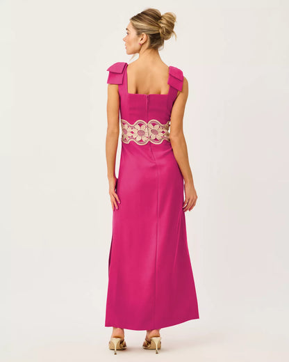 GRACELIN MAXI DRESS, BERRY BOUQUET