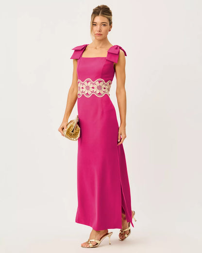 GRACELIN MAXI DRESS, BERRY BOUQUET