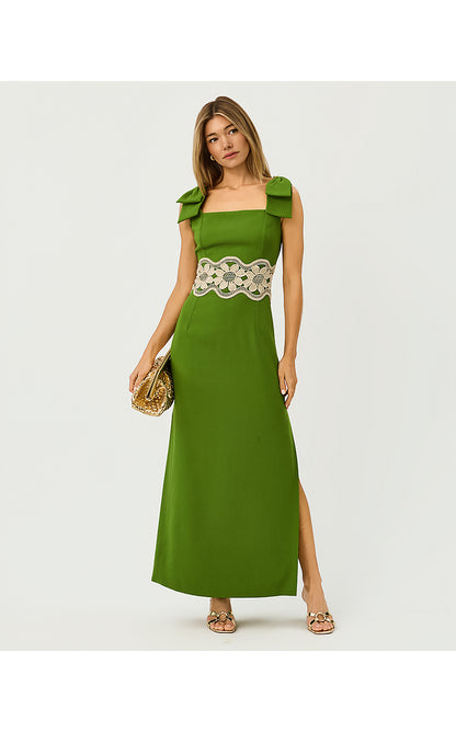 GRACELIN MAXI DRESS, OREGANO
