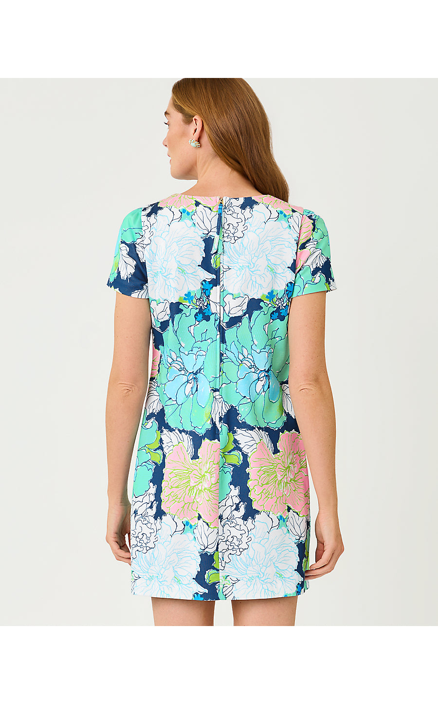 MELODIE SKIRTED ROMPER, STARLIGHT NAVY TENNESSEES HIBISCUS