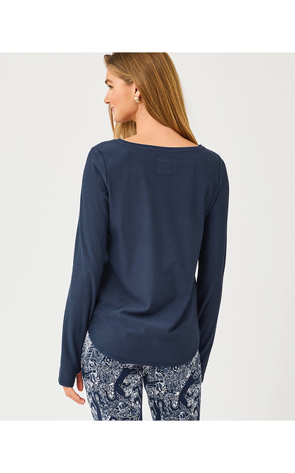 AFFIRMATION PULLOVER, LOW TIDE NAVY