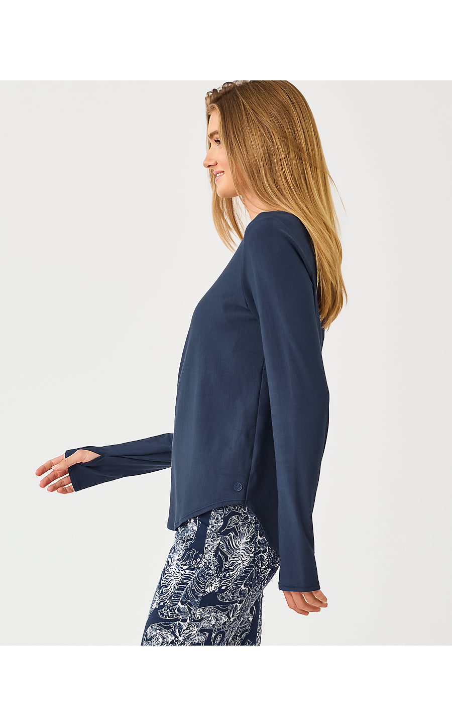 AFFIRMATION PULLOVER, LOW TIDE NAVY