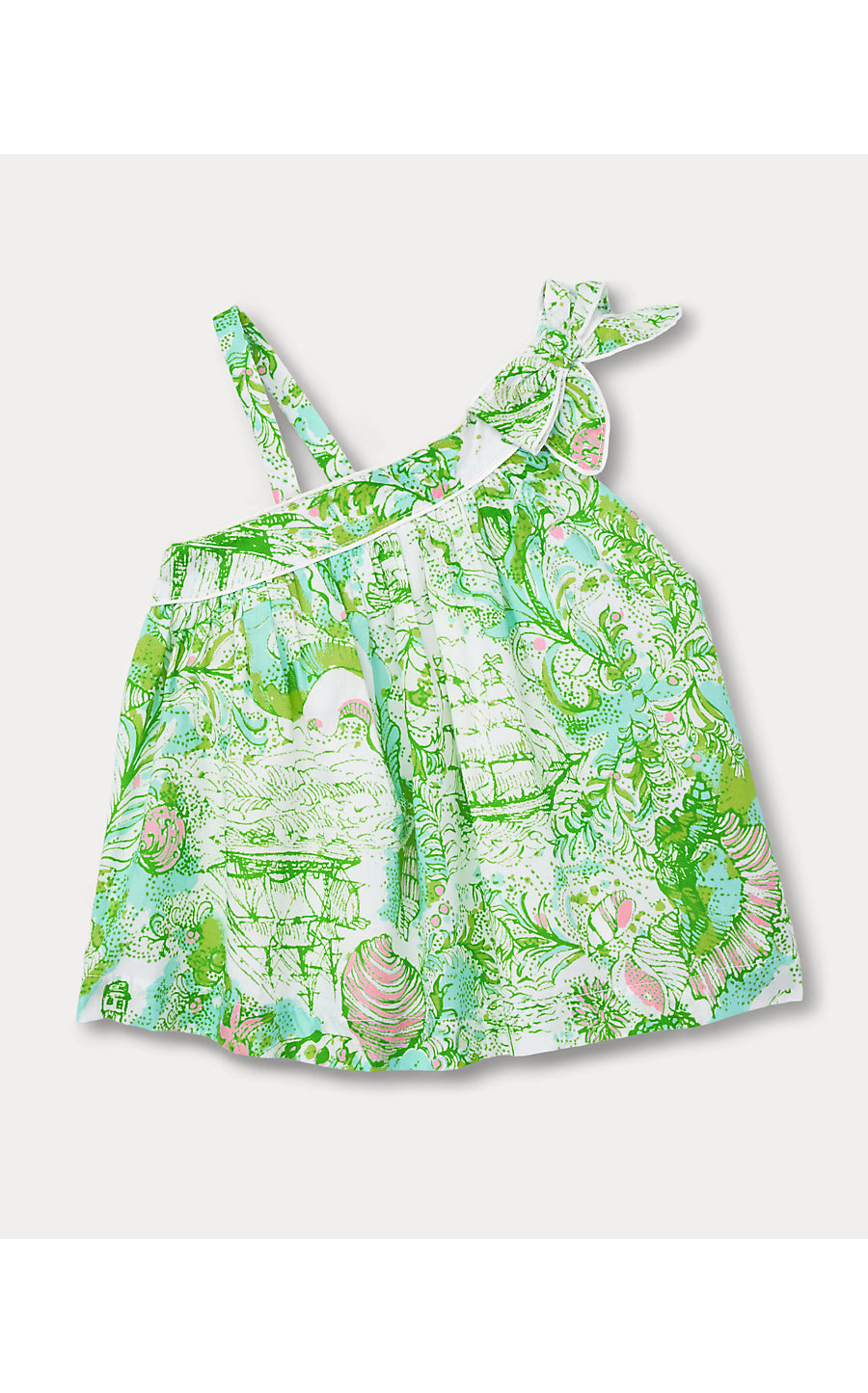 TESSA ONE SHOULDER TOP, RESORT WHITE SHIP TO SHORE