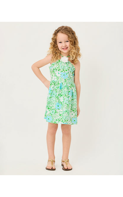 MADELIN FLOWER DRESS, MINT CONDITION BURST OF JOY