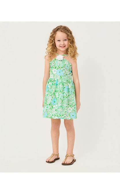 MADELIN FLOWER DRESS, MINT CONDITION BURST OF JOY
