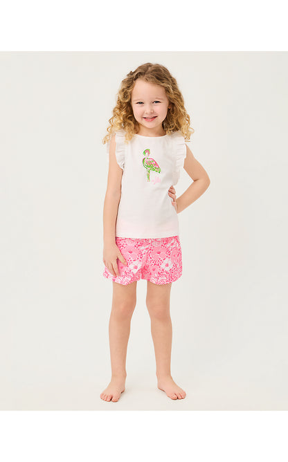 CLEMENTINE SHORT, CONCH SHELL PINK BURST OF JOY