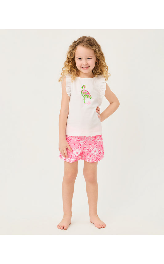 CLEMENTINE SHORT, CONCH SHELL PINK BURST OF JOY