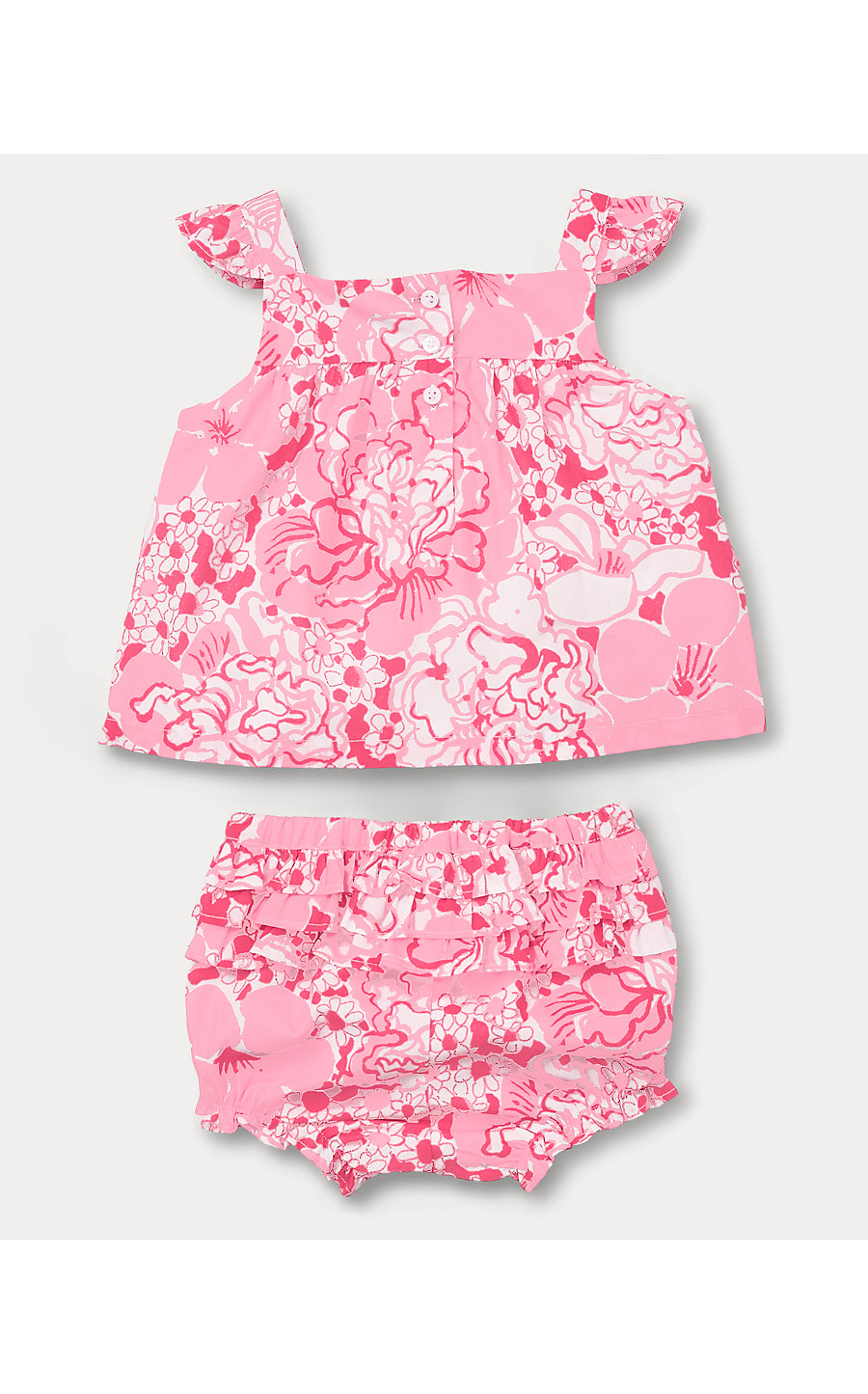 WILDA BABY SET, CONCH SHELL PINK BURST OF JOY
