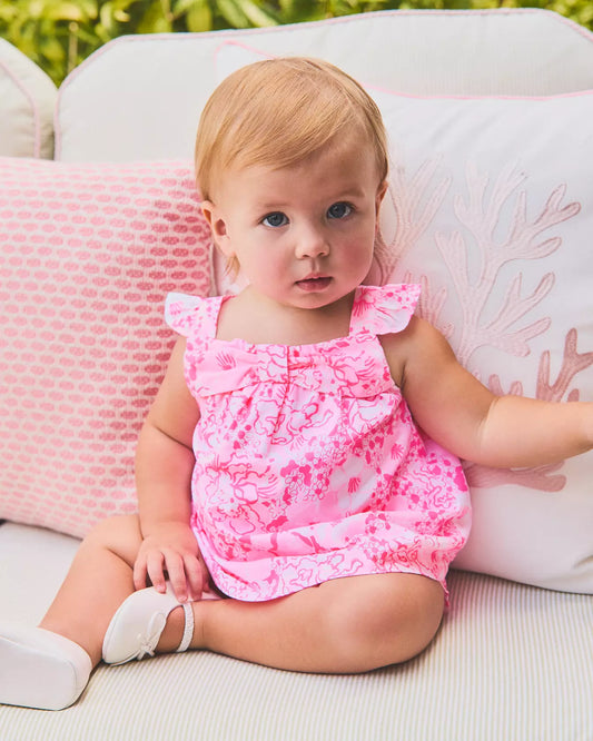 WILDA BABY SET, CONCH SHELL PINK BURST OF JOY