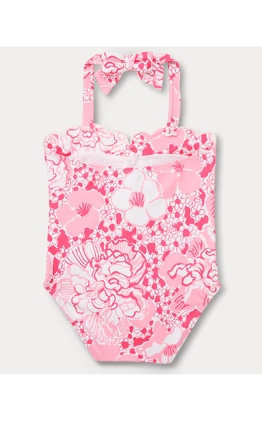 MADDIE FLOWER SWIMSUIT, CONCH SHELL PINK BURST OF JOY
