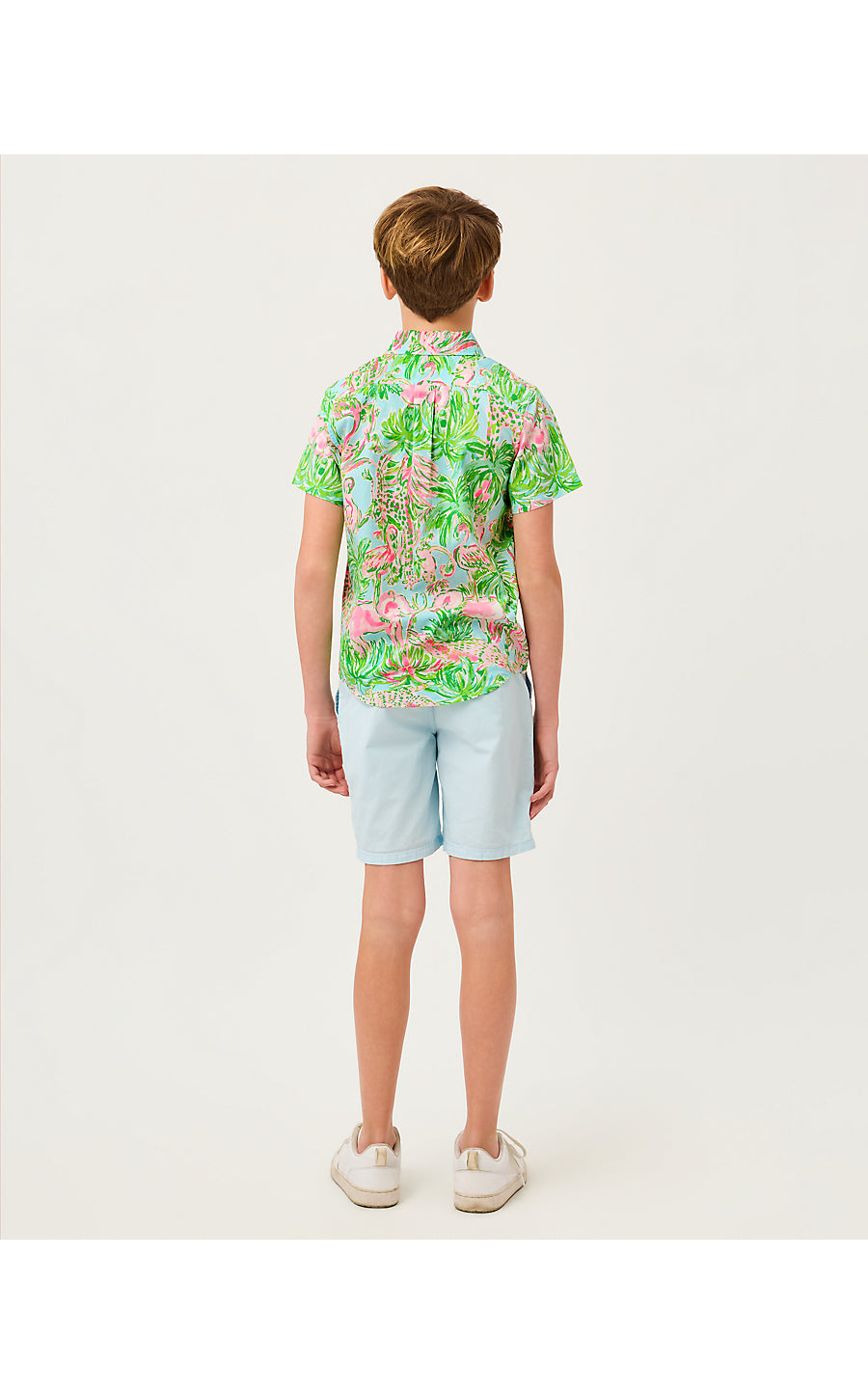 LAVIN BUTTON DOWN, MULTI ON PARADE