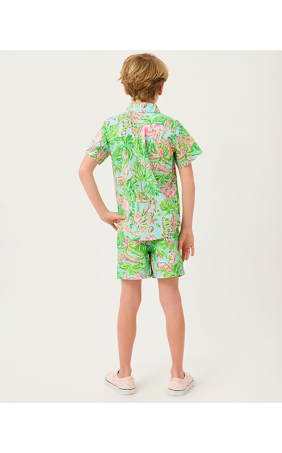 LAVIN BUTTON DOWN, MULTI ON PARADE