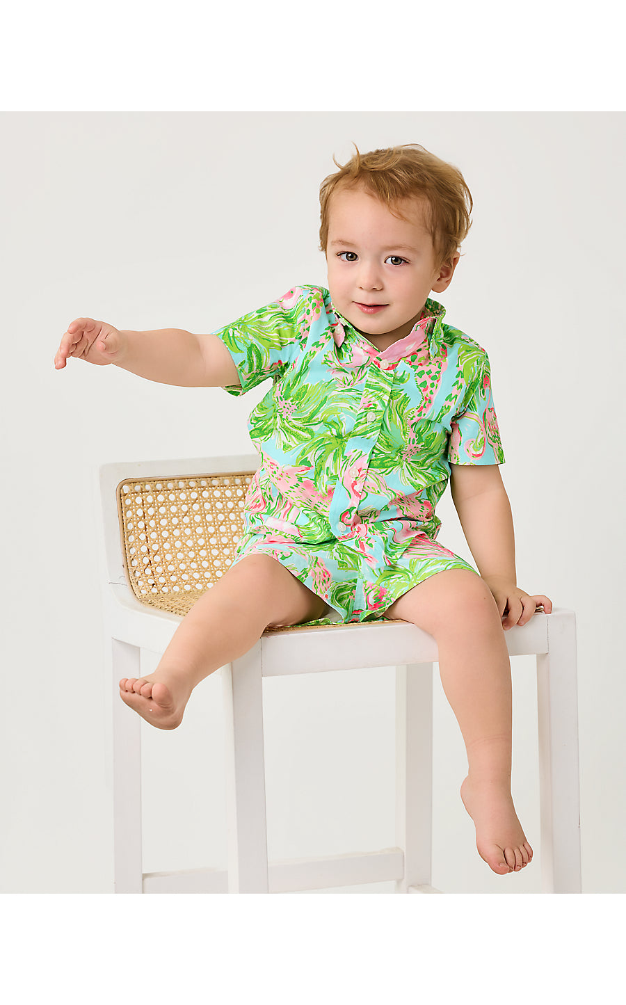 LAVIN BUTTON DOWN, MULTI ON PARADE