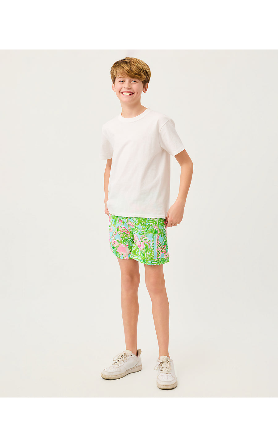 LIAM CARTER SWIM TRUNK, MULTI ON PARADE