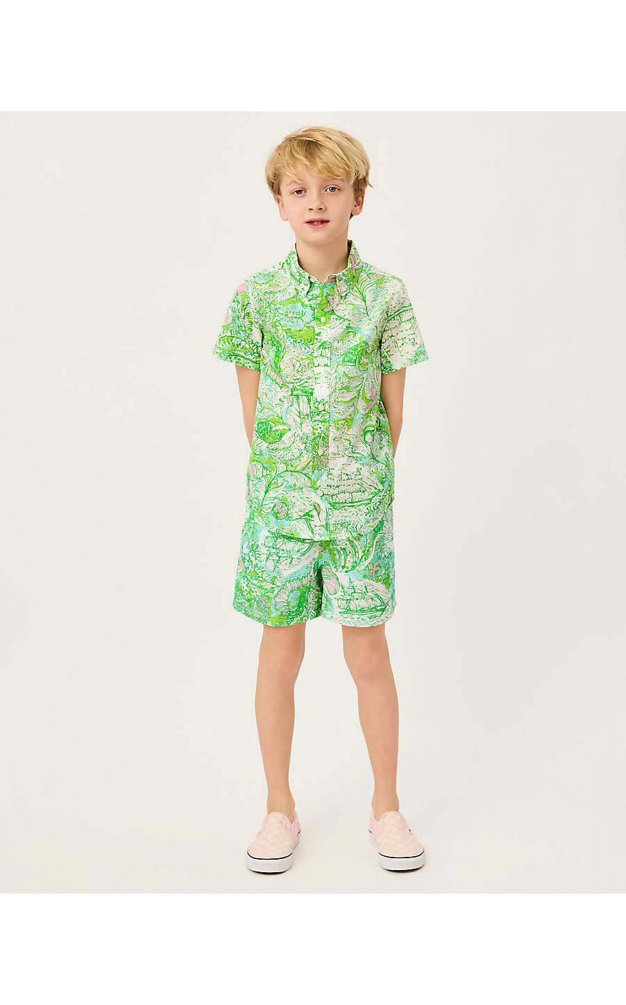 LIAM CARTER SWIM TRUNK, RESORT WHITE SHIP TO SHORE