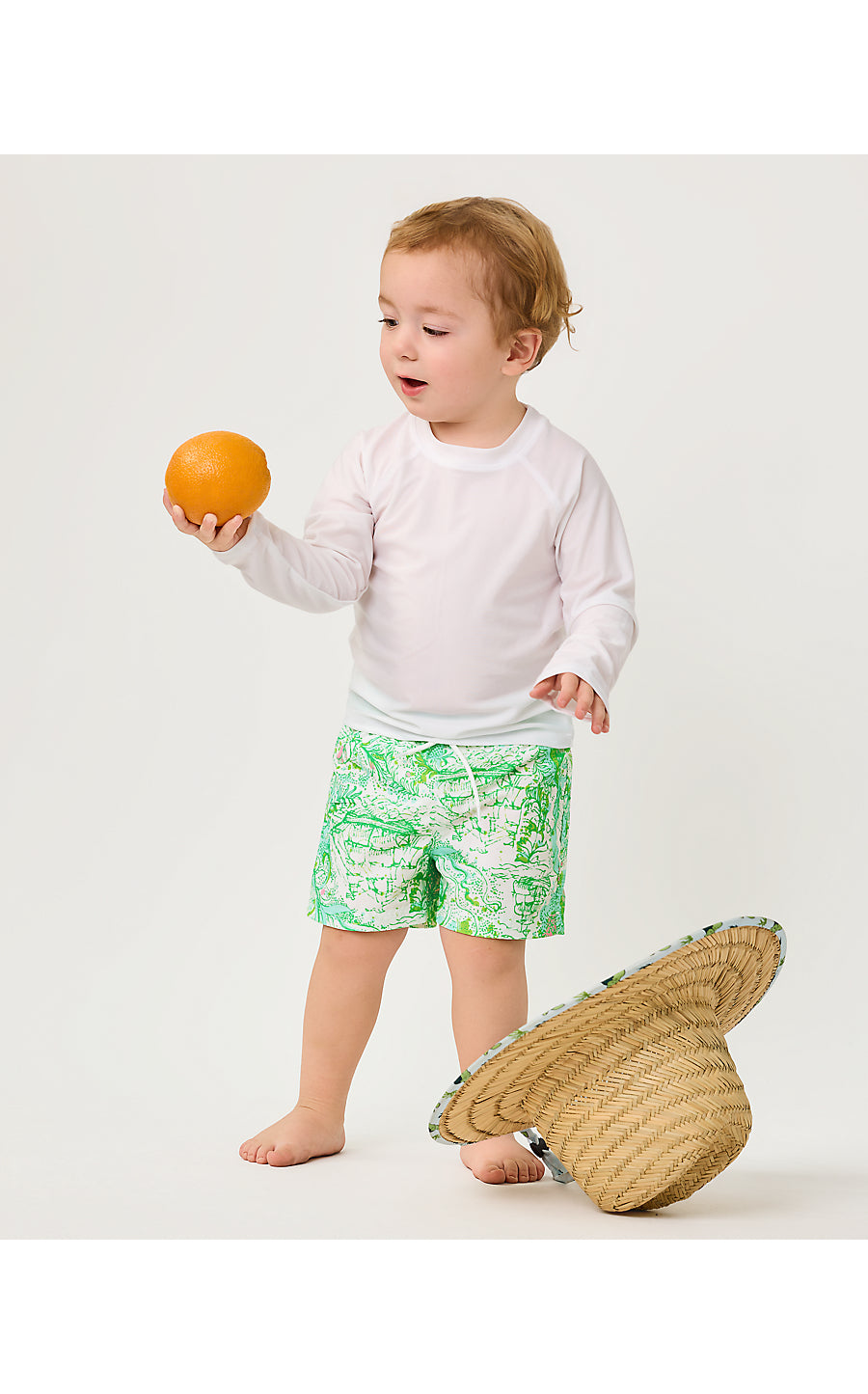 LIAM CARTER SWIM TRUNK, RESORT WHITE SHIP TO SHORE