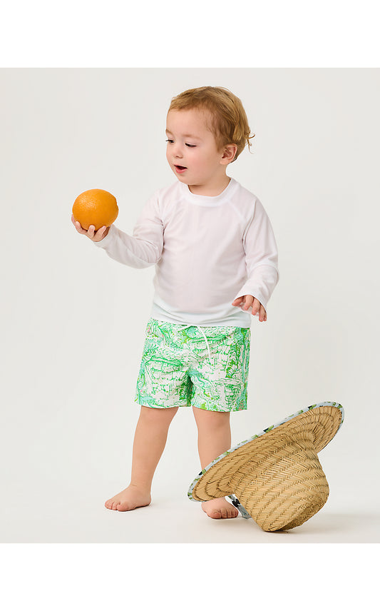LIAM CARTER SWIM TRUNK, RESORT WHITE SHIP TO SHORE