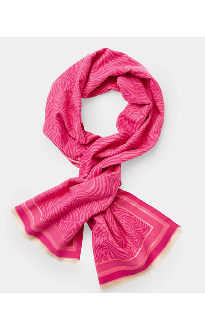 GWP SCARF, PINK ASTER CAMOUFLAGE CATWALK GWP WRAP