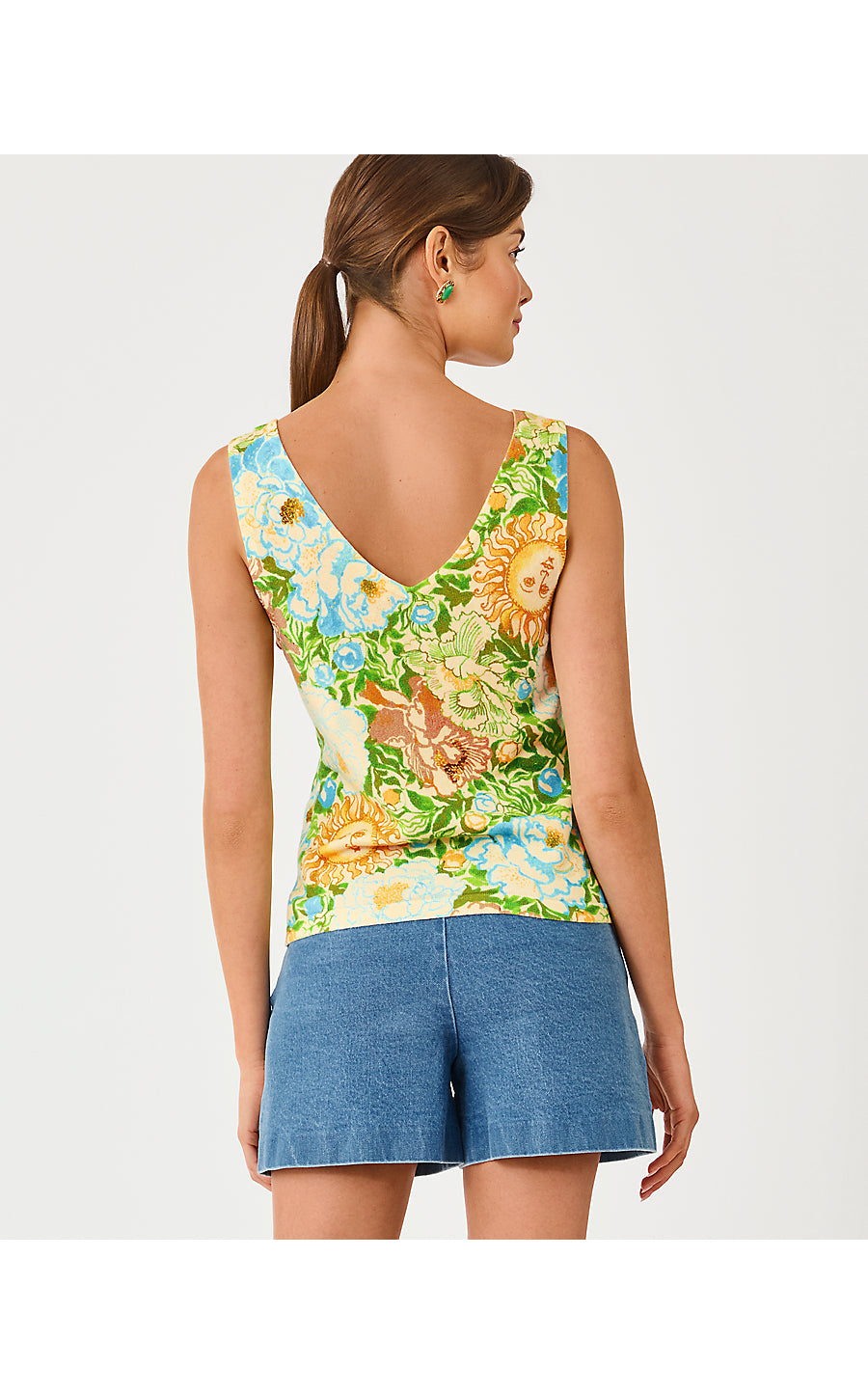 POLLYANNE SWEATER TANK, RUTABAGA SYMPEONY