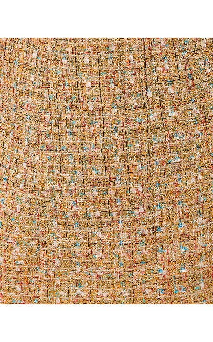 BINDY SHIFT ROMPER, ICED LATTE GOLDEN AGE EYELASH BOUCLE