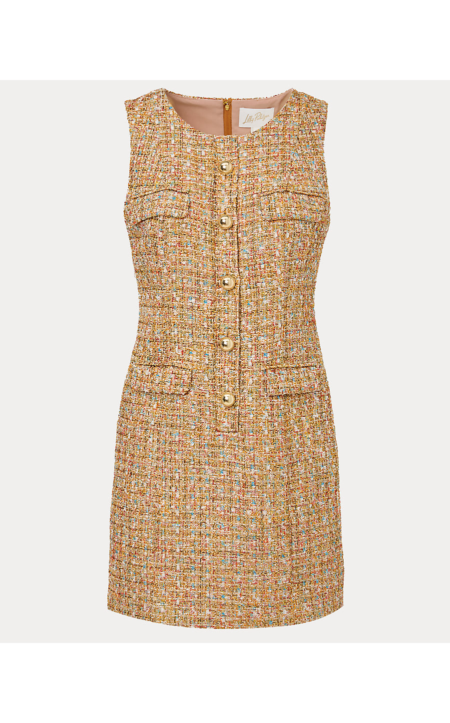 BINDY SHIFT ROMPER, ICED LATTE GOLDEN AGE EYELASH BOUCLE