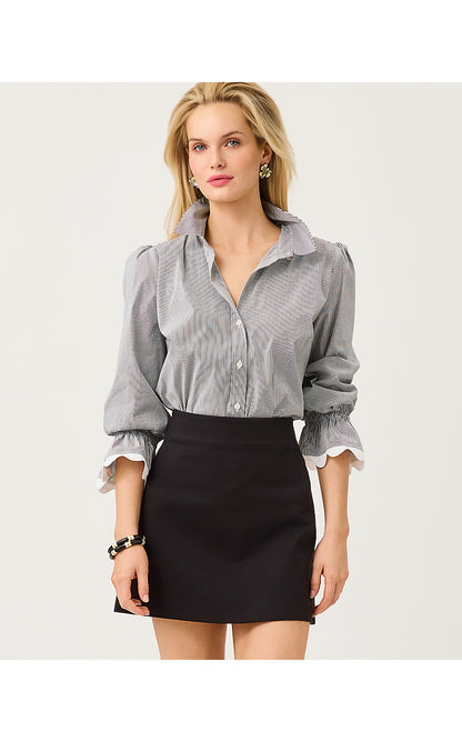 SARISSA MINI SKIRT, NOIR