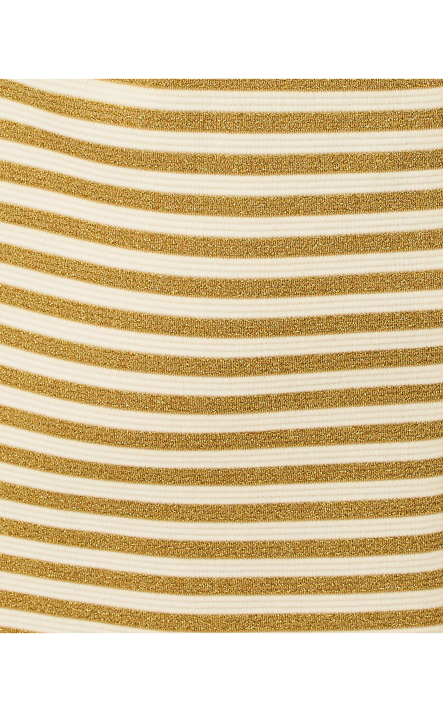 FALLON DRESS, GOLD METALLIC OTTOMAN STRIPE
