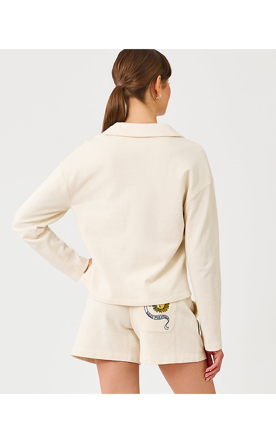 CORVAYA PULLOVER, MULTI TROPICAL EMBELLISHMENT