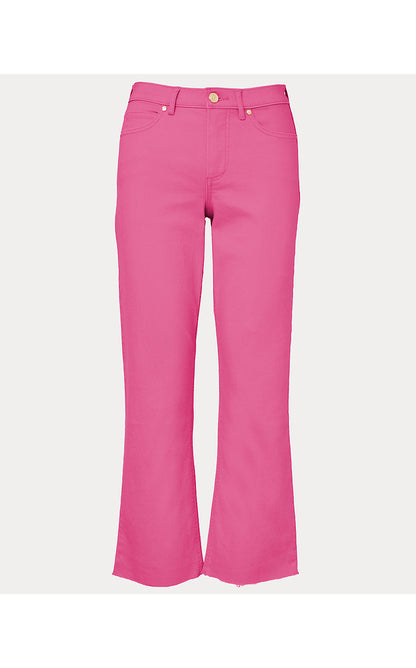 LINDESSA HIGH RISE CROP JEAN, PINK ASTER