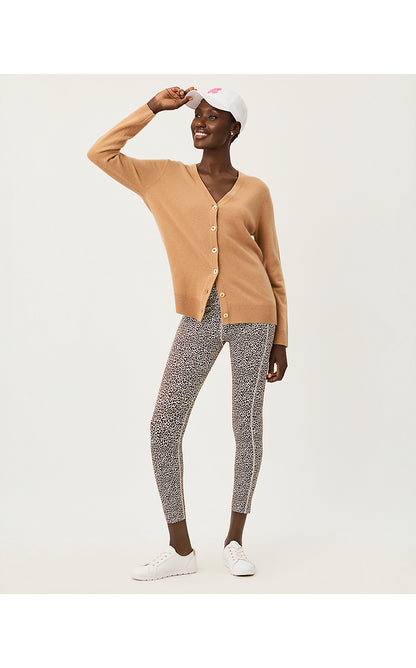 ENDURANCE HIGH RISE MIDI LEGGING, COCO BEACH TWISTED UP ACTIVE JACQUARD