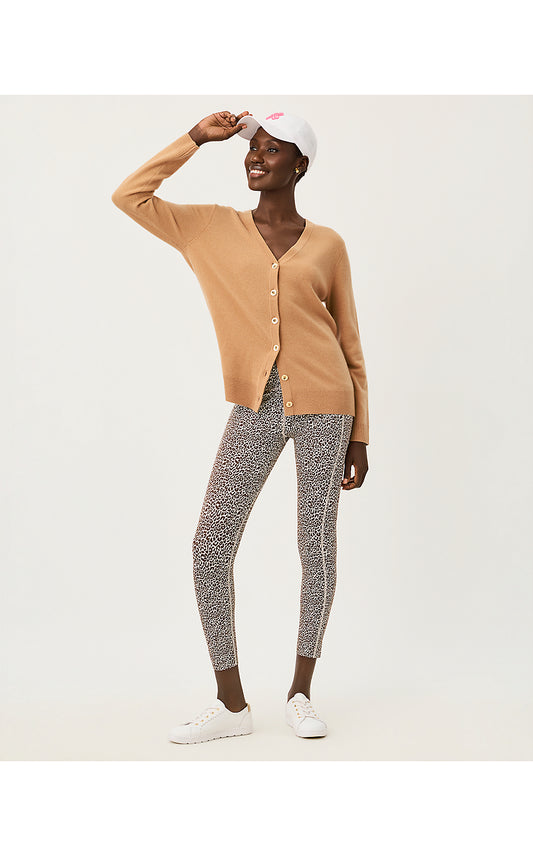 ENDURANCE HIGH RISE MIDI LEGGING, COCO BEACH TWISTED UP ACTIVE JACQUARD