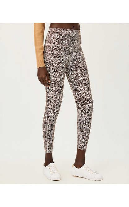 ENDURANCE HIGH RISE MIDI LEGGING, COCO BEACH TWISTED UP ACTIVE JACQUARD