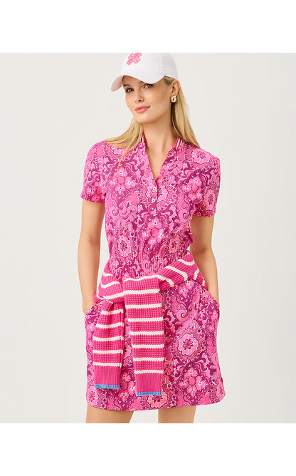 LOVE ACTIVE DRESS UPF 50+, PINK ASTER THE CASBAH ALLOVER