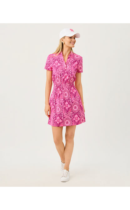 LOVE ACTIVE DRESS UPF 50+, PINK ASTER THE CASBAH ALLOVER