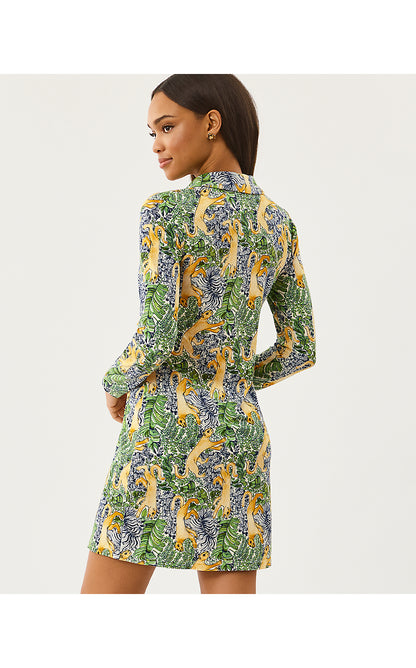 OLLIE DRESS UPF 50+, MULTI LIL PALM PROWL