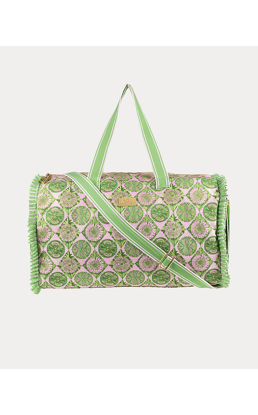 Duffle Tote, Tropical Tiles