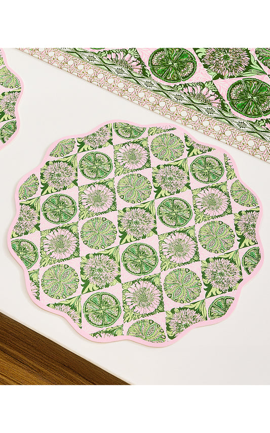 Reversible Placemat, Tropical Tiles